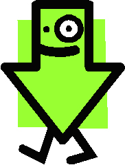 Pfeilfigur gruen